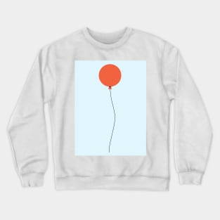 Red balloon Crewneck Sweatshirt